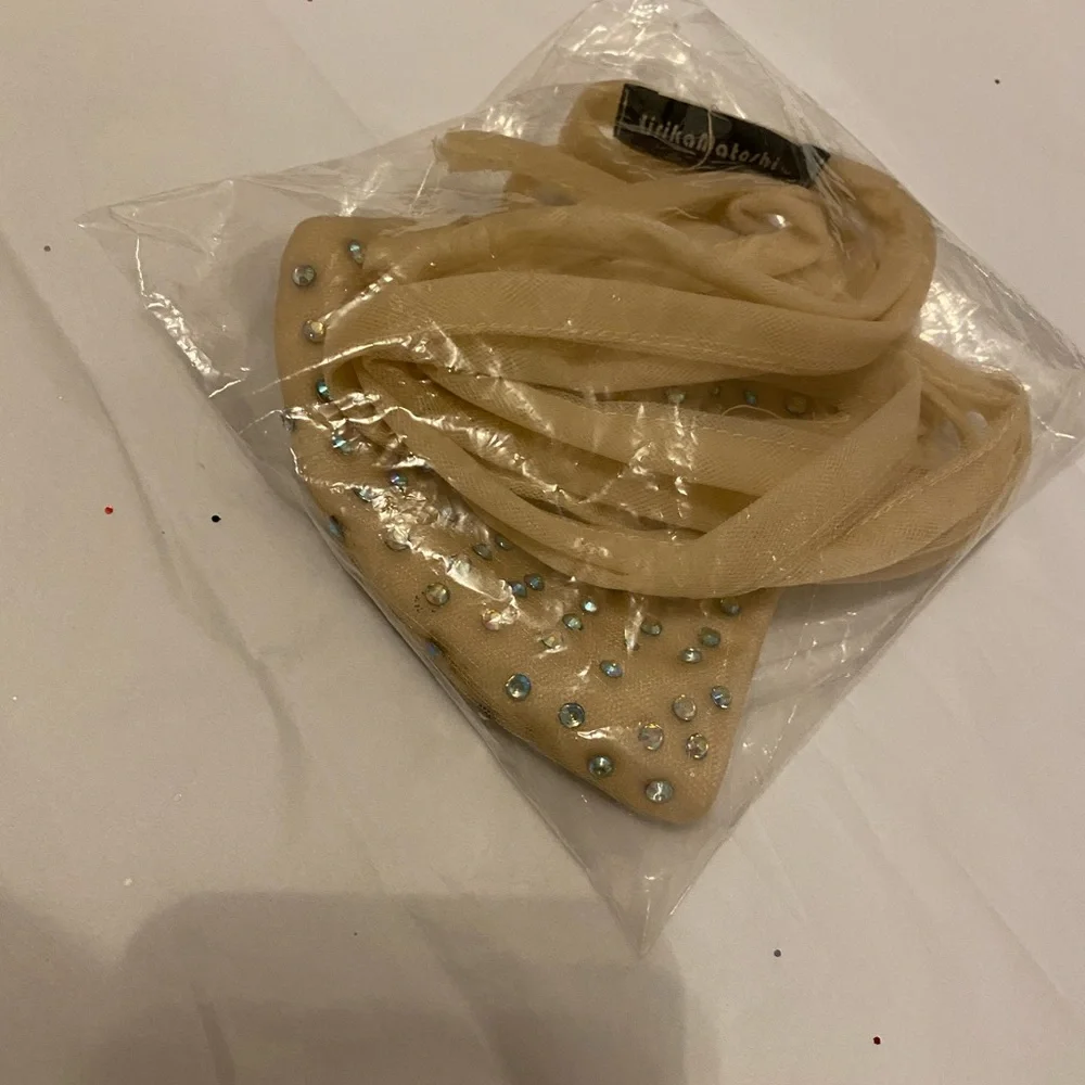 Lirika Matoshi Embellished Tan Face Mask